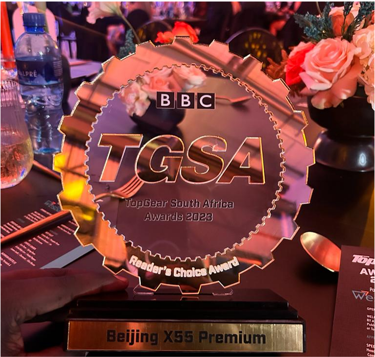 TOP GEAR AWARDS | BAIC BEIJING X55II WINS INDUSTRY HONOR AGAIN OVERSEAS