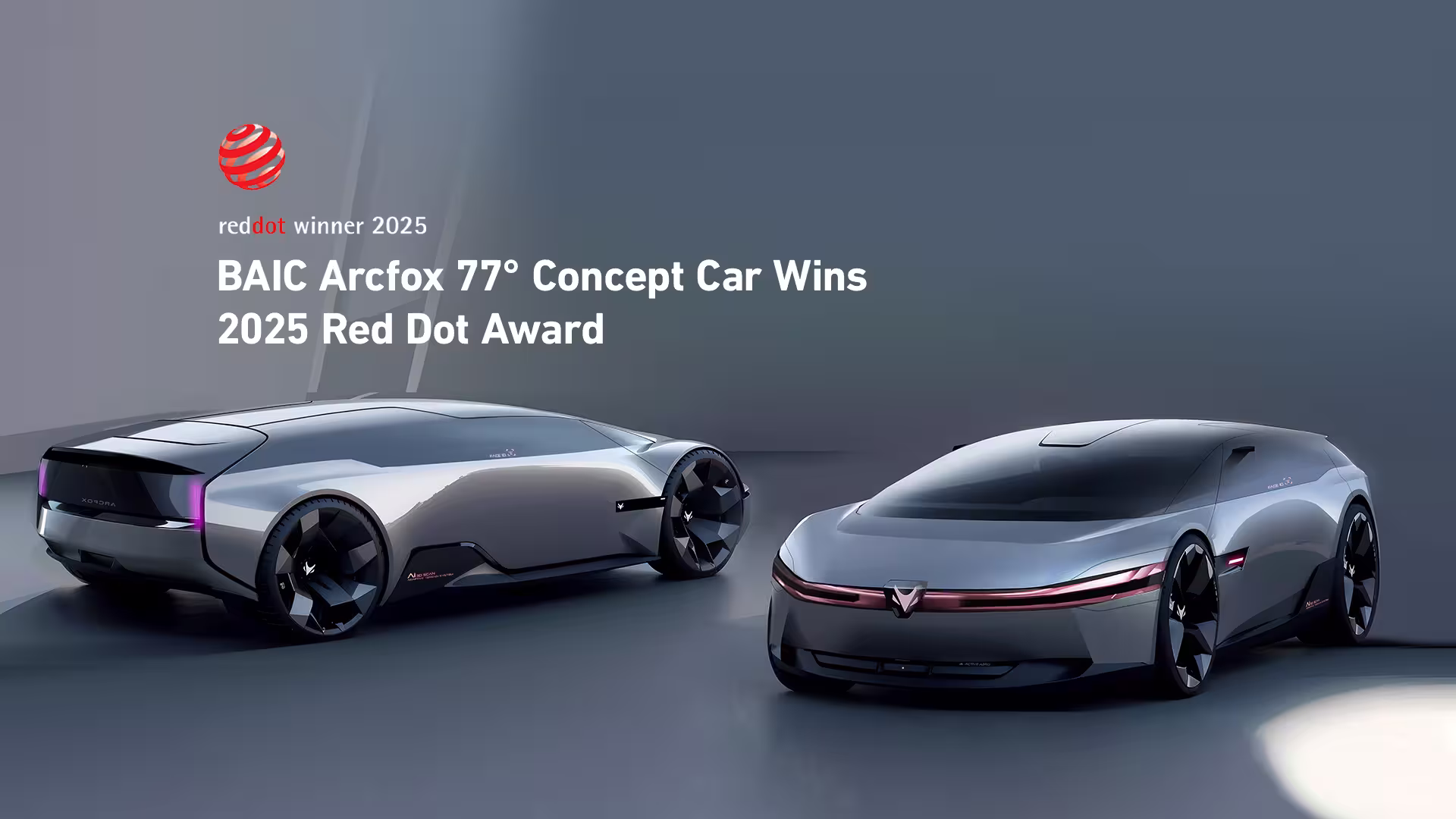 BAIC ARCFOX 77° Concept Car Wins 2025 Red Dot Design Award